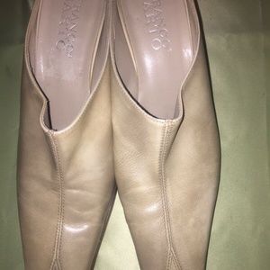 Franco Sarto Women's Leather Mule | 3.25" Heels